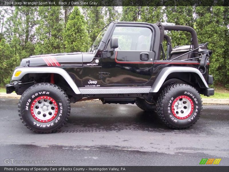 Black / Dark Slate Gray 2004 Jeep Wrangler Sport 4x4