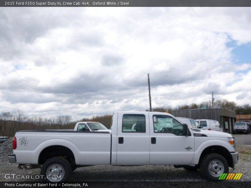 Oxford White / Steel 2015 Ford F350 Super Duty XL Crew Cab 4x4