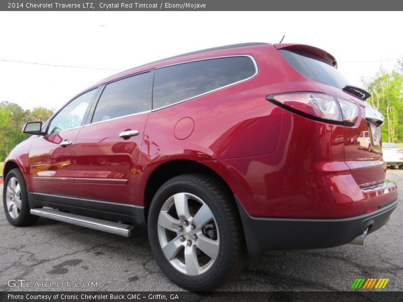 Crystal Red Tintcoat / Ebony/Mojave 2014 Chevrolet Traverse LTZ