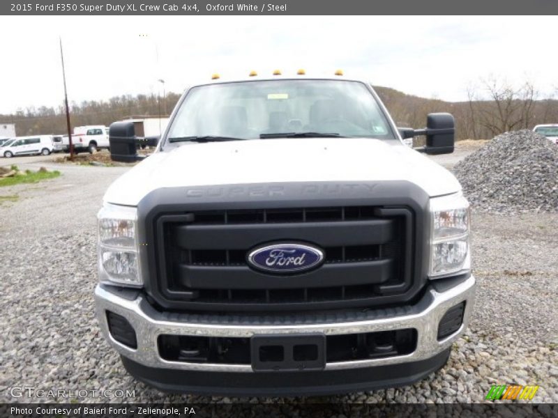 Oxford White / Steel 2015 Ford F350 Super Duty XL Crew Cab 4x4