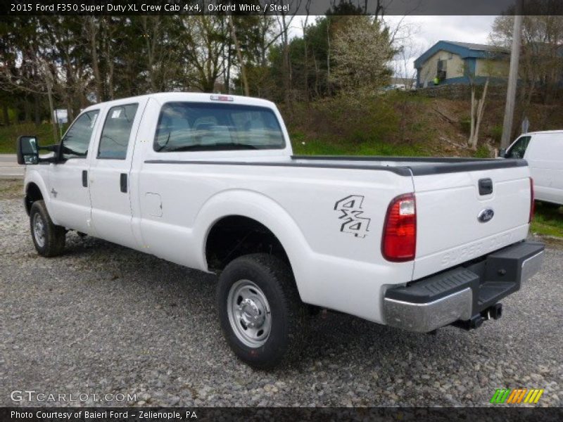 Oxford White / Steel 2015 Ford F350 Super Duty XL Crew Cab 4x4