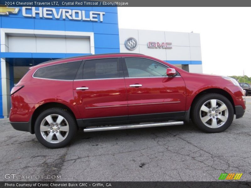 Crystal Red Tintcoat / Ebony/Mojave 2014 Chevrolet Traverse LTZ