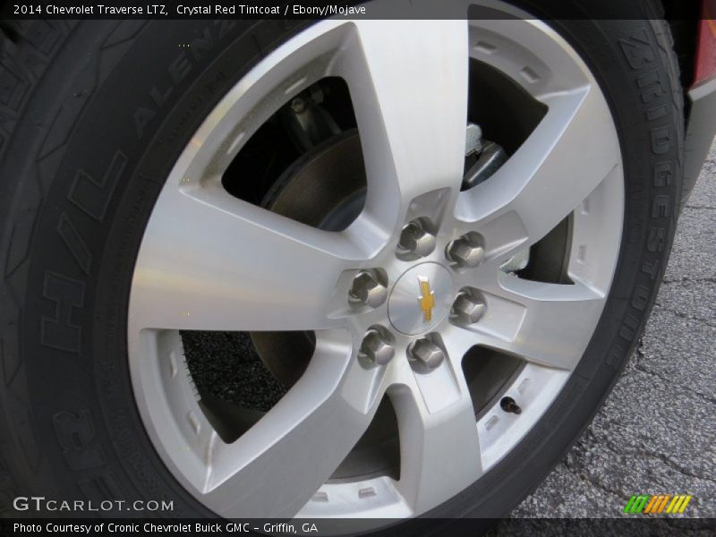 Crystal Red Tintcoat / Ebony/Mojave 2014 Chevrolet Traverse LTZ