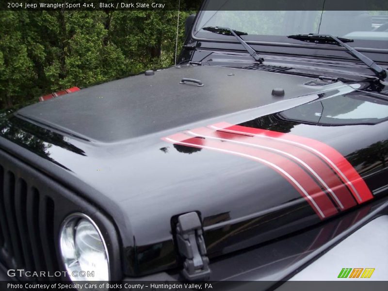 Black / Dark Slate Gray 2004 Jeep Wrangler Sport 4x4
