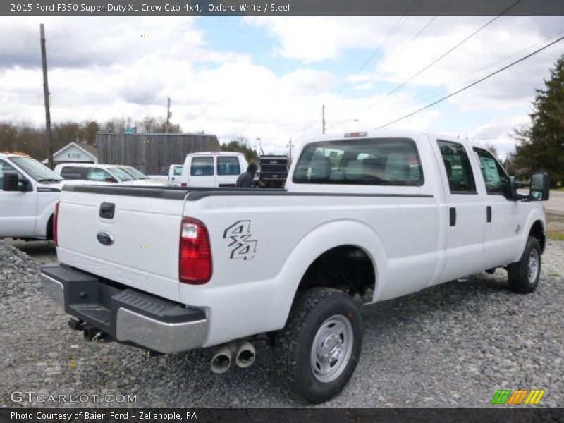 Oxford White / Steel 2015 Ford F350 Super Duty XL Crew Cab 4x4