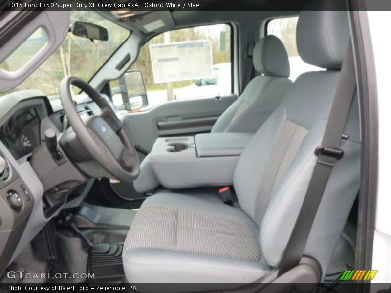  2015 F350 Super Duty XL Crew Cab 4x4 Steel Interior