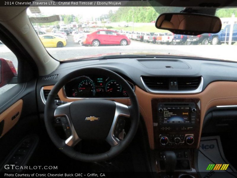 Crystal Red Tintcoat / Ebony/Mojave 2014 Chevrolet Traverse LTZ