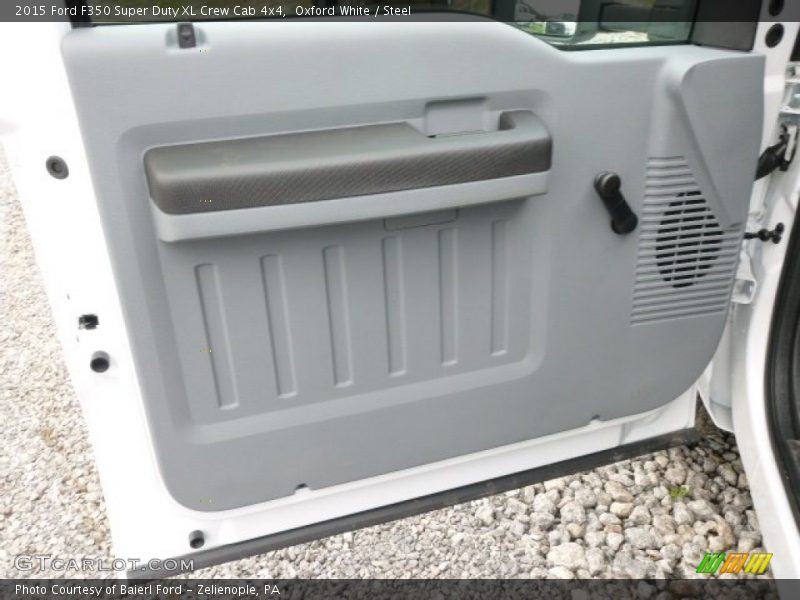 Oxford White / Steel 2015 Ford F350 Super Duty XL Crew Cab 4x4