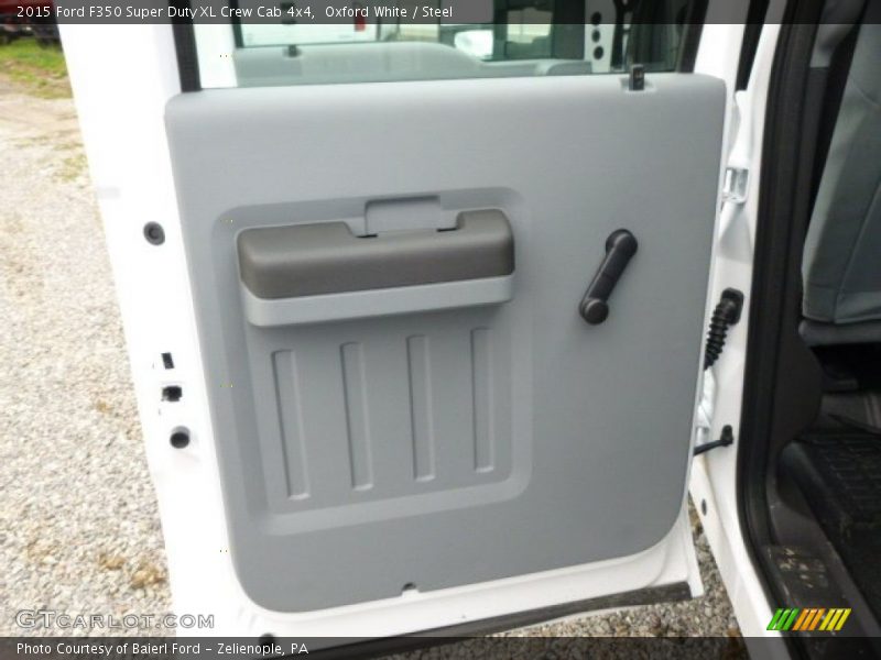 Oxford White / Steel 2015 Ford F350 Super Duty XL Crew Cab 4x4