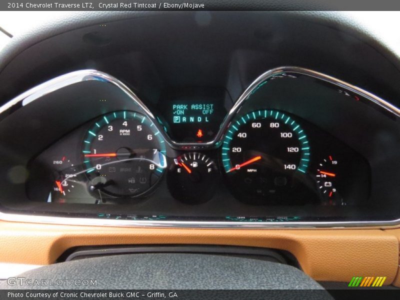 Crystal Red Tintcoat / Ebony/Mojave 2014 Chevrolet Traverse LTZ