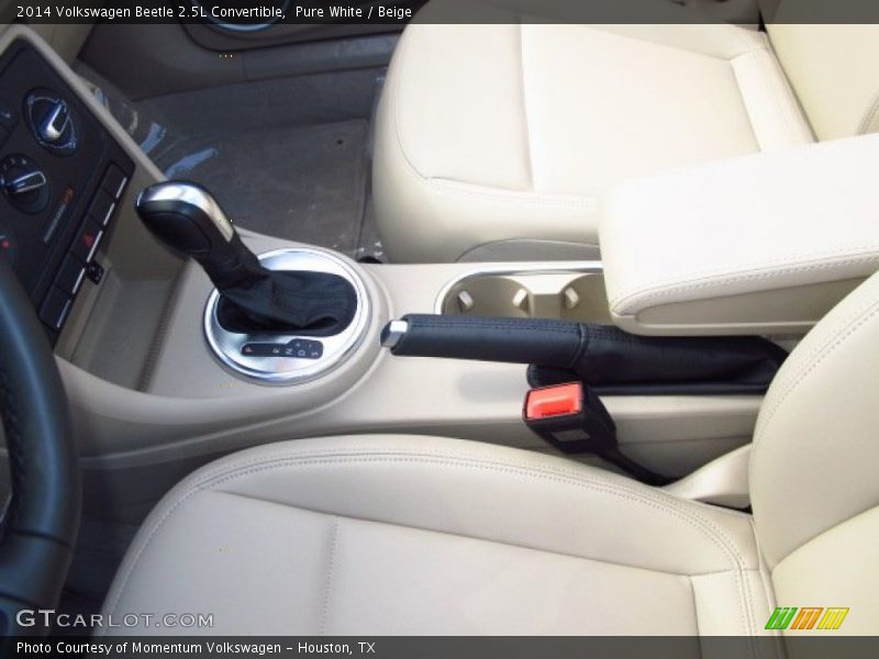 Pure White / Beige 2014 Volkswagen Beetle 2.5L Convertible