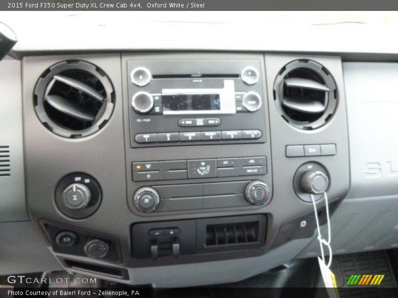 Oxford White / Steel 2015 Ford F350 Super Duty XL Crew Cab 4x4