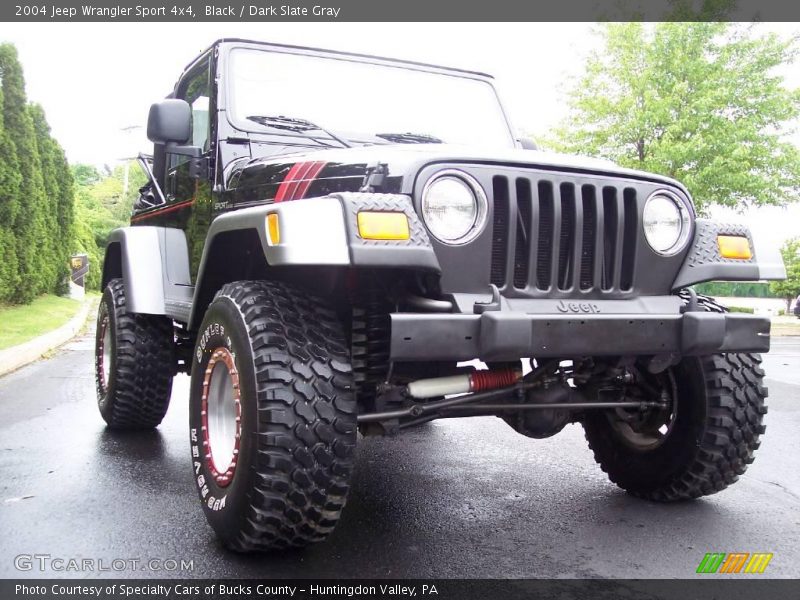 Black / Dark Slate Gray 2004 Jeep Wrangler Sport 4x4