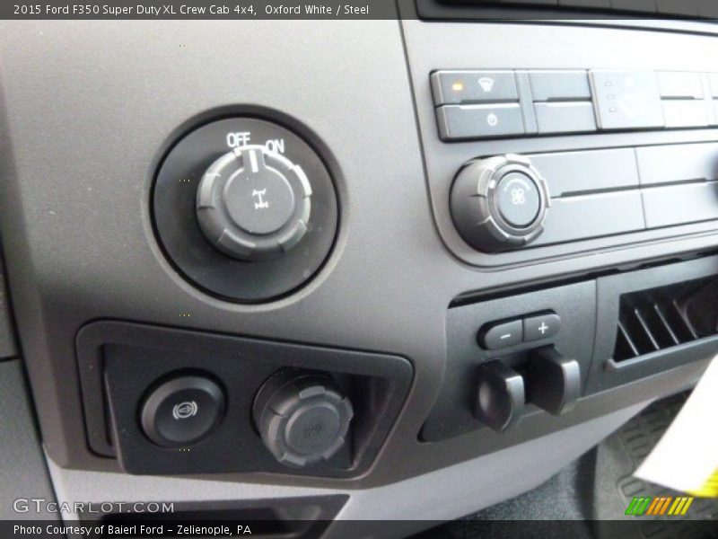 Oxford White / Steel 2015 Ford F350 Super Duty XL Crew Cab 4x4