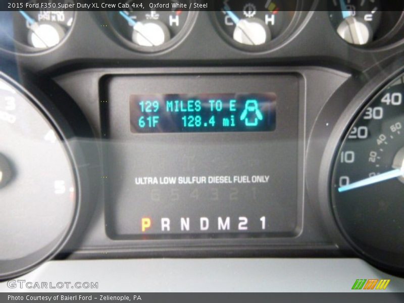 Oxford White / Steel 2015 Ford F350 Super Duty XL Crew Cab 4x4