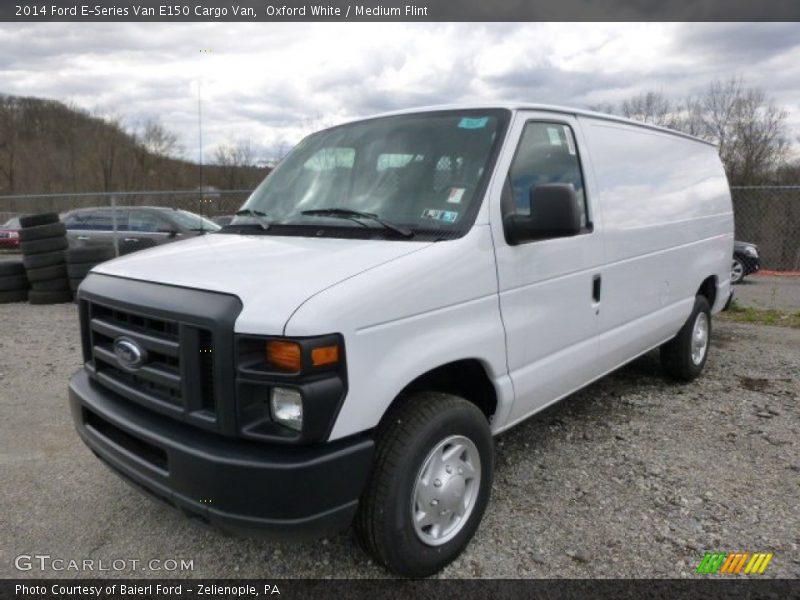 Oxford White / Medium Flint 2014 Ford E-Series Van E150 Cargo Van
