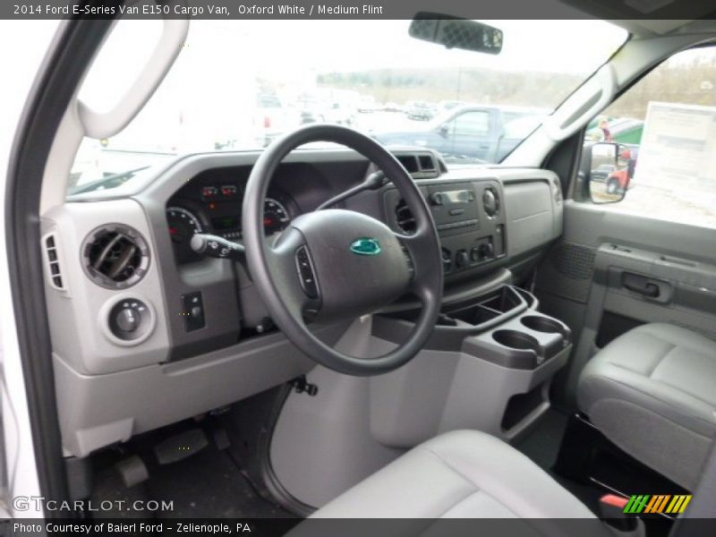 Oxford White / Medium Flint 2014 Ford E-Series Van E150 Cargo Van