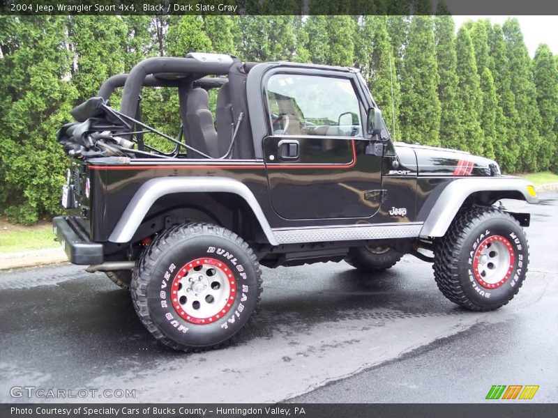 Black / Dark Slate Gray 2004 Jeep Wrangler Sport 4x4