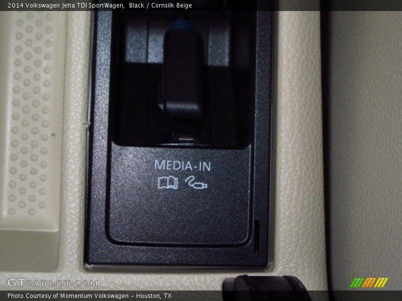 Black / Cornsilk Beige 2014 Volkswagen Jetta TDI SportWagen