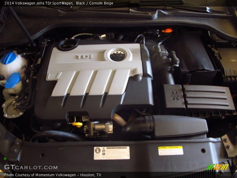 Black / Cornsilk Beige 2014 Volkswagen Jetta TDI SportWagen