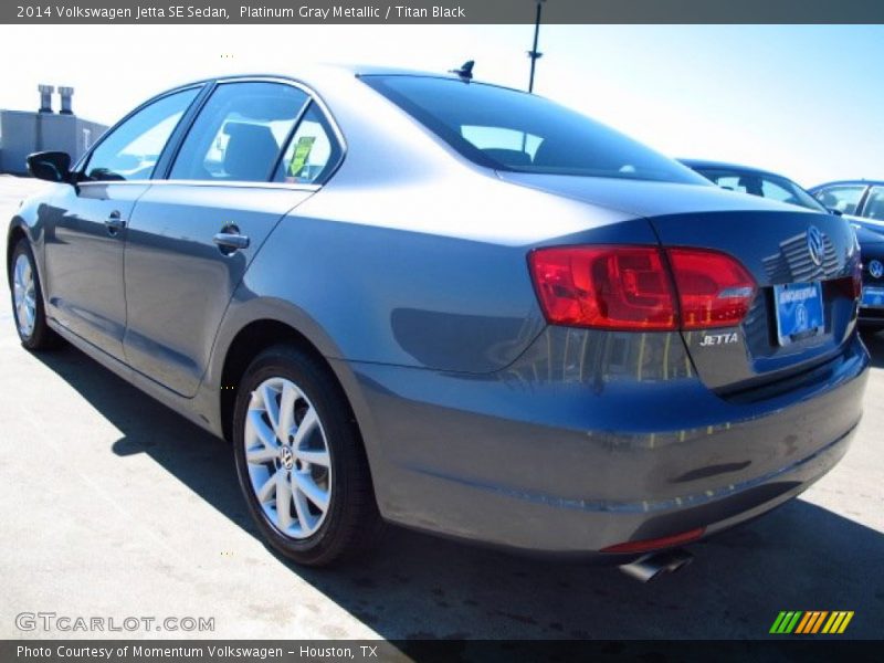 Platinum Gray Metallic / Titan Black 2014 Volkswagen Jetta SE Sedan