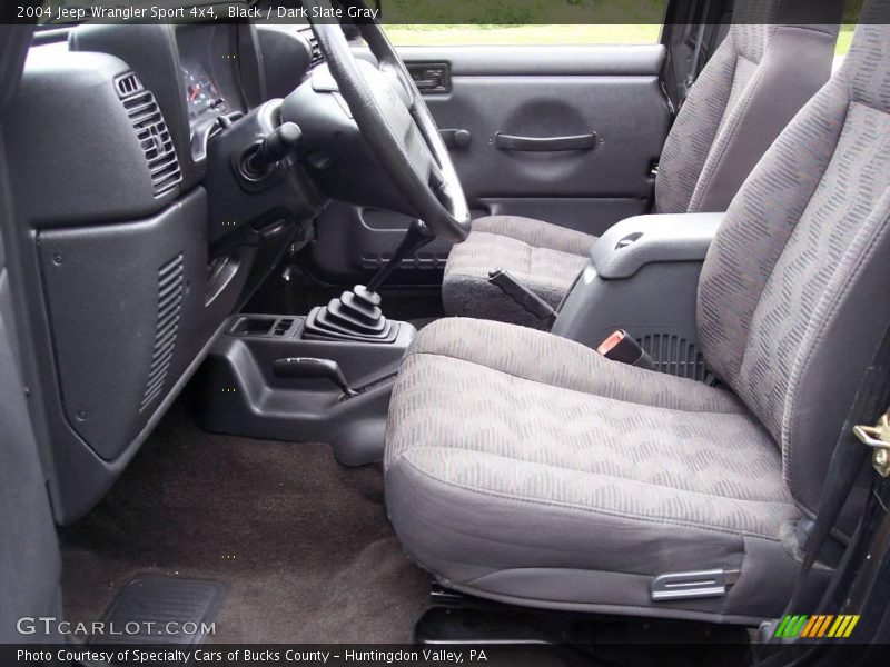 Black / Dark Slate Gray 2004 Jeep Wrangler Sport 4x4