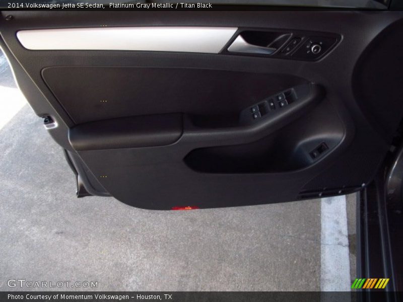 Platinum Gray Metallic / Titan Black 2014 Volkswagen Jetta SE Sedan