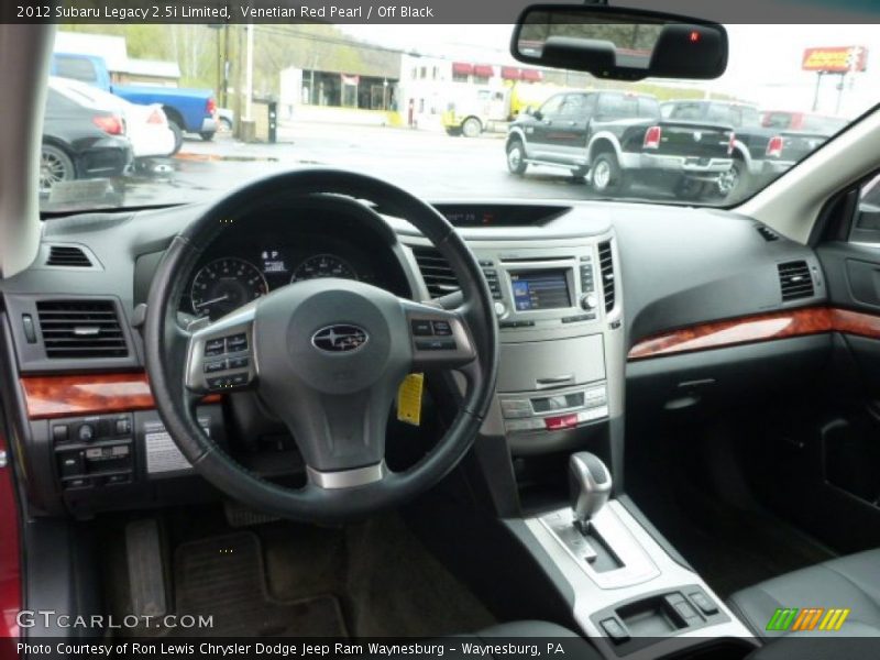 Venetian Red Pearl / Off Black 2012 Subaru Legacy 2.5i Limited