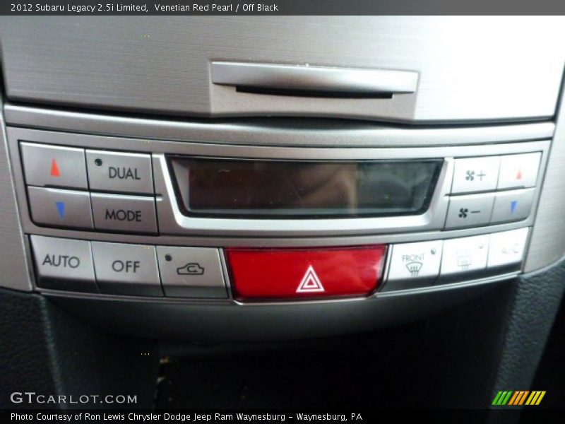 Venetian Red Pearl / Off Black 2012 Subaru Legacy 2.5i Limited