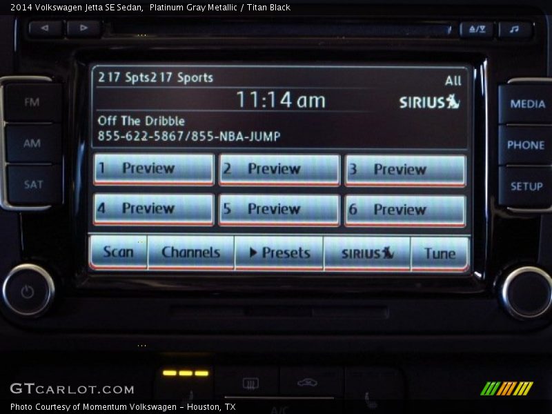 Platinum Gray Metallic / Titan Black 2014 Volkswagen Jetta SE Sedan