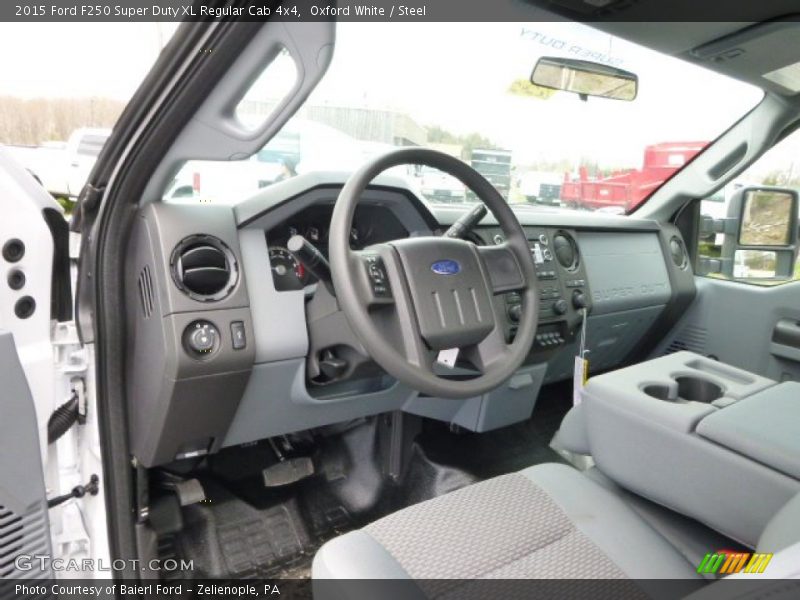 Oxford White / Steel 2015 Ford F250 Super Duty XL Regular Cab 4x4