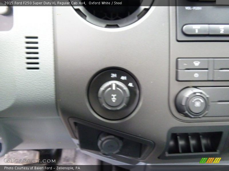Oxford White / Steel 2015 Ford F250 Super Duty XL Regular Cab 4x4