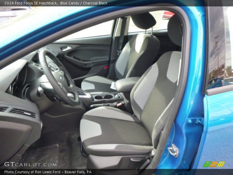 Blue Candy / Charcoal Black 2014 Ford Focus SE Hatchback