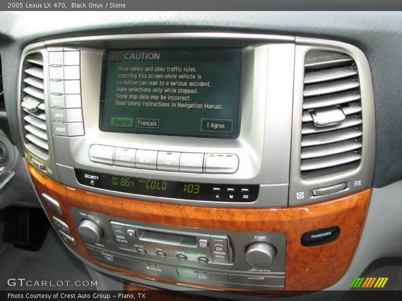 Black Onyx / Stone 2005 Lexus LX 470