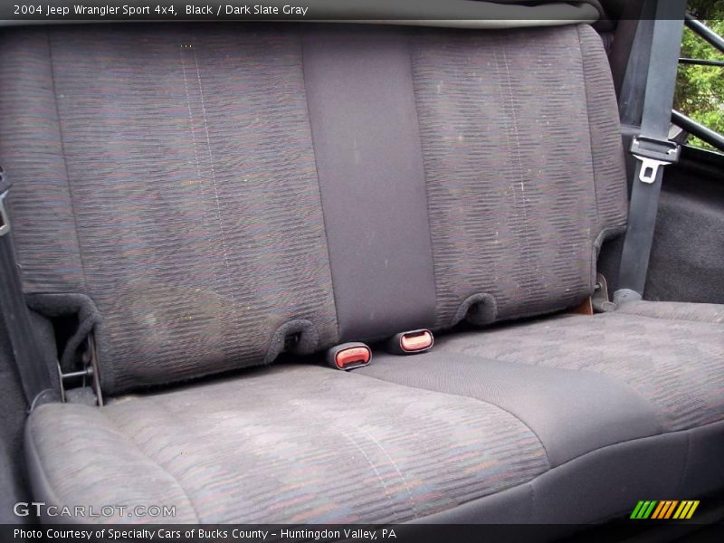 Black / Dark Slate Gray 2004 Jeep Wrangler Sport 4x4