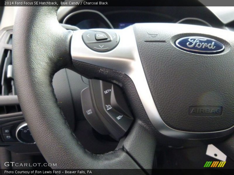 Blue Candy / Charcoal Black 2014 Ford Focus SE Hatchback