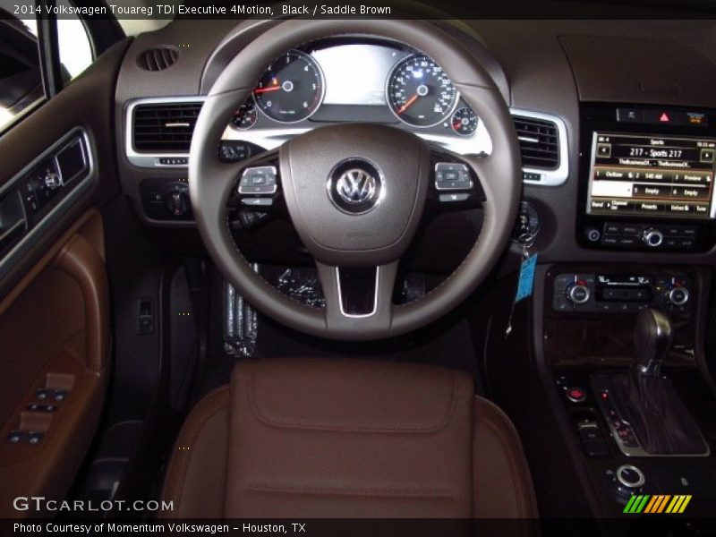 Black / Saddle Brown 2014 Volkswagen Touareg TDI Executive 4Motion