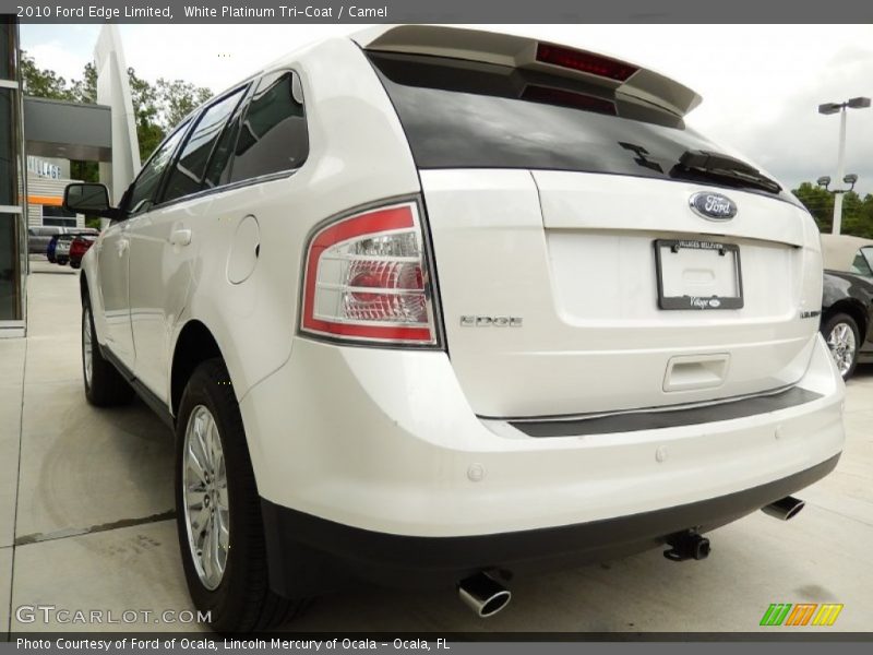 White Platinum Tri-Coat / Camel 2010 Ford Edge Limited