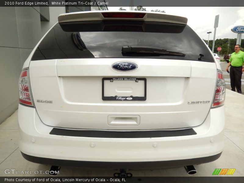White Platinum Tri-Coat / Camel 2010 Ford Edge Limited