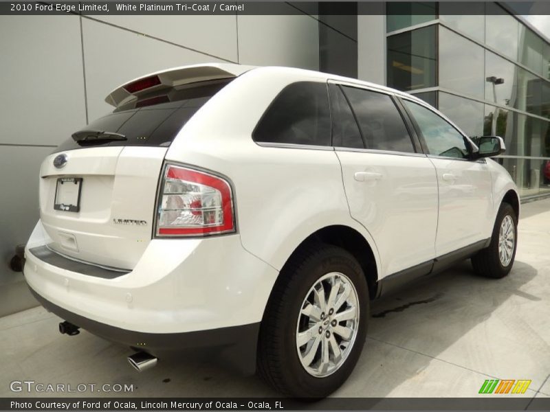 White Platinum Tri-Coat / Camel 2010 Ford Edge Limited