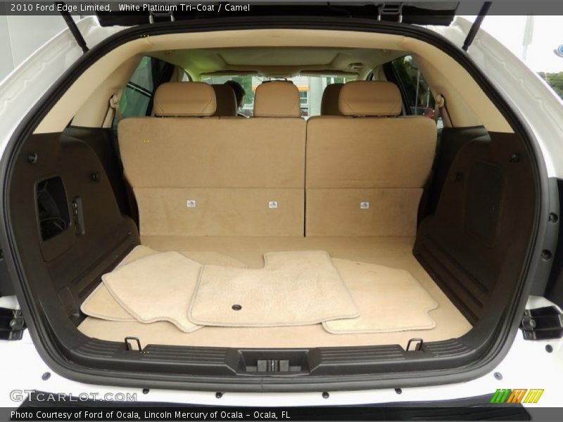 White Platinum Tri-Coat / Camel 2010 Ford Edge Limited