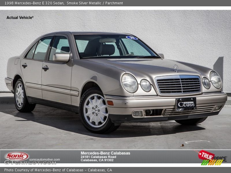Smoke Silver Metallic / Parchment 1998 Mercedes-Benz E 320 Sedan