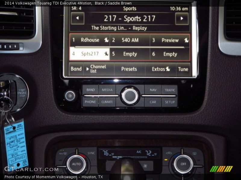 Black / Saddle Brown 2014 Volkswagen Touareg TDI Executive 4Motion