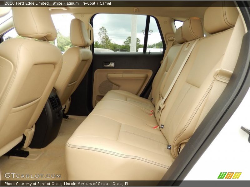 White Platinum Tri-Coat / Camel 2010 Ford Edge Limited