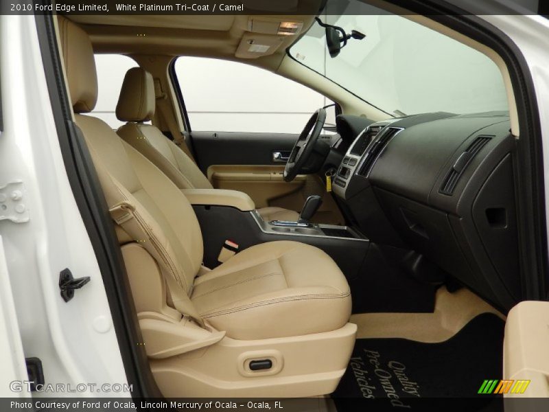White Platinum Tri-Coat / Camel 2010 Ford Edge Limited