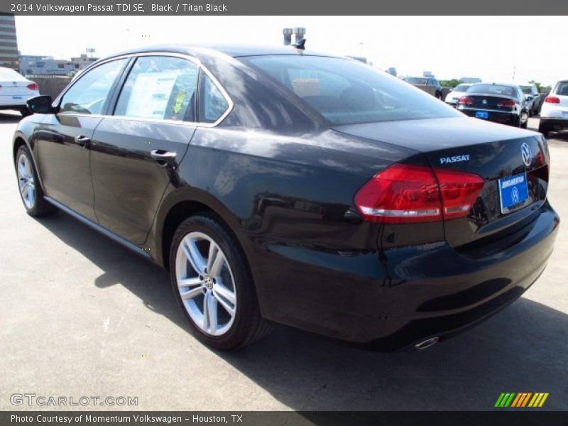 Black / Titan Black 2014 Volkswagen Passat TDI SE