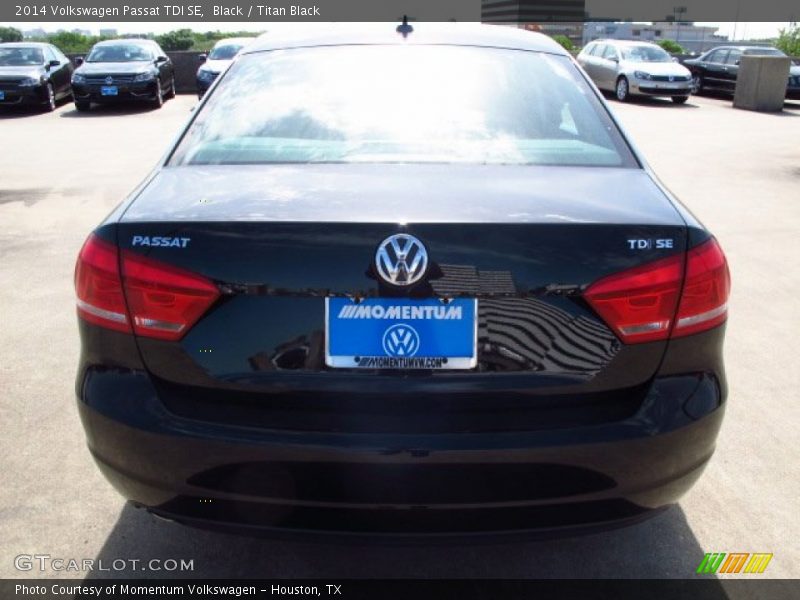 Black / Titan Black 2014 Volkswagen Passat TDI SE