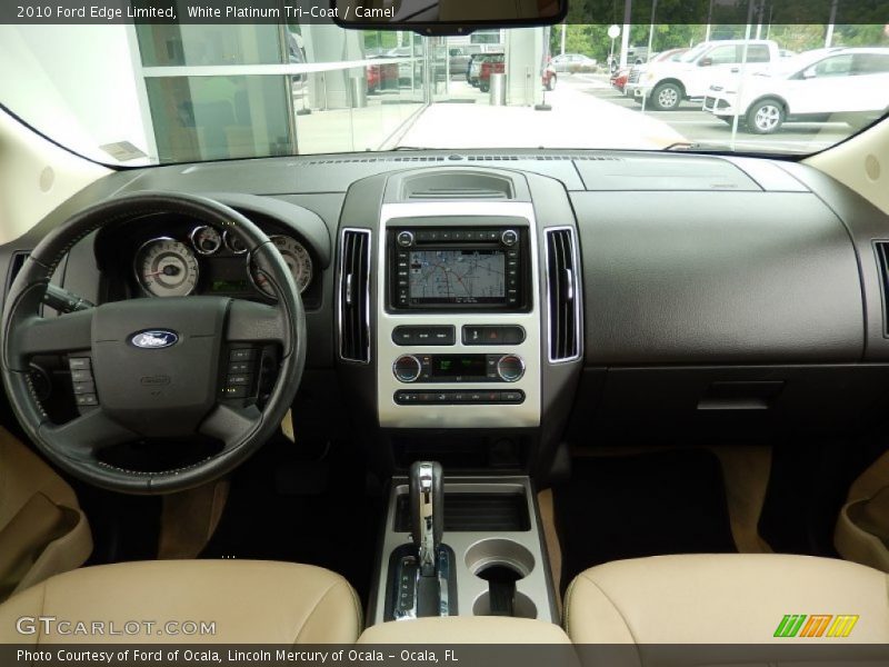 White Platinum Tri-Coat / Camel 2010 Ford Edge Limited