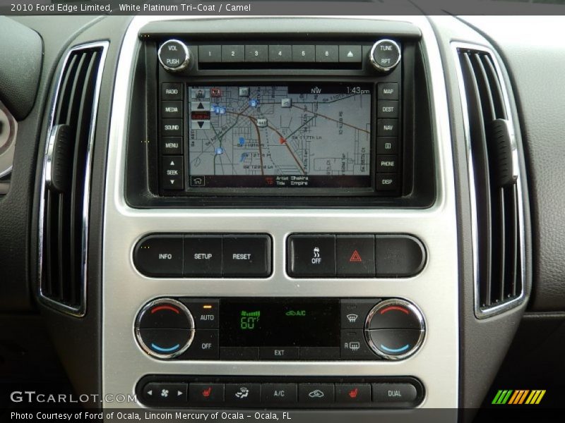 White Platinum Tri-Coat / Camel 2010 Ford Edge Limited