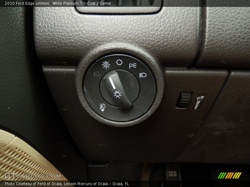 White Platinum Tri-Coat / Camel 2010 Ford Edge Limited